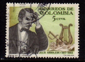 Colombia - #754 Julio Arboleda  - Used