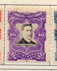 El Salvador 1910 Figueroa  Issue Fine Mint Hinged 10c. 141241