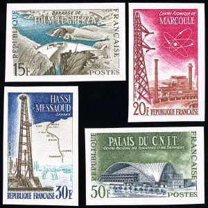 France Stamps # 920-3 MLH XF Imperforate Set
