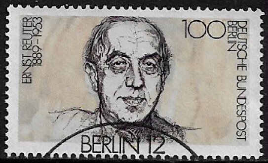 Germany: Berlin #9N577 Used Stamp - Ernst Reuter