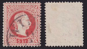 Austria - 1874 - Scott #36d - used - Franz Josef - perf 13