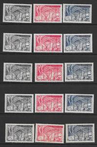 Antarctica FSAT 8-10 MVLH cpl. set x5 vf, see desc. CV$60.00