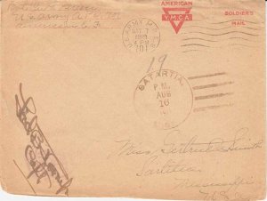 United States A.E.F. World War I Soldier's Free Mail 1919 U.S. Army M.P.E.S, ...