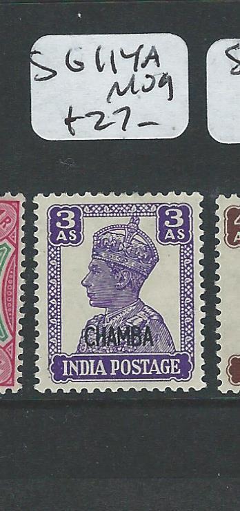 INDIA CHAMBA (P0804B) KGVI 3A  SG 114A  MOG