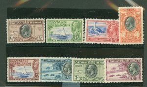 Cayman Islands #85-92 Unused Single (King)