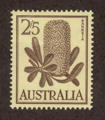 AUSTRALIA SC# 329 F-VF LH 1959