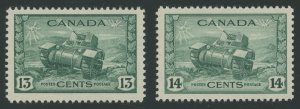 Canada - 258 259 - Ram Tanks Cdn Army Issue - VF Mint nh duo