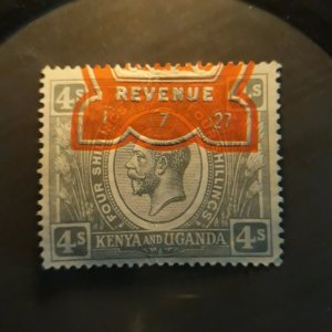 Kenya-Uganda 33  1925  used rev.Useage