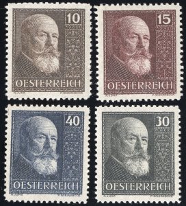 Austria Stamps # B77-80 MNH VF Scott Value $37.50