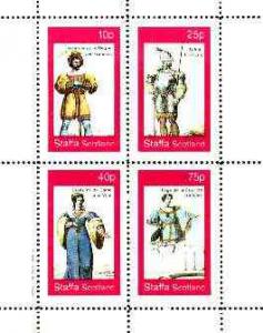 Staffa 1982 French Revolution Costumes #01 perf sheet con...