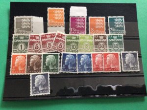 Denmark  mint never hinged stamps A12035