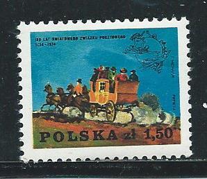 Poland 2029 1974 100th UPU single MNH