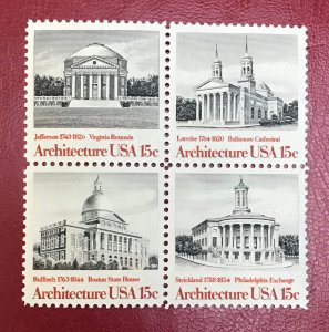 1979 US Sc 1779-1782 MNH American Architecture Series Cv1.25 Lot 7718