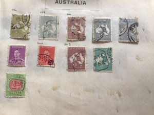 Australia  mounted mint & used early  stamps A6360