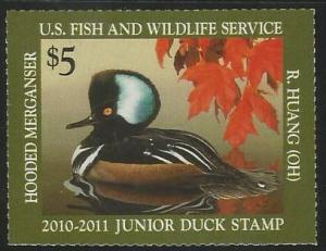 U.S. Scott #JDS18 Junior Duck Stamp - Mint NH Single