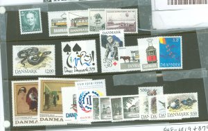 Denmark #998-1019/B79 Mint (NH) Single