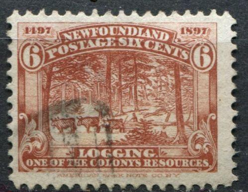 Newfoundland #66     Fine Used 