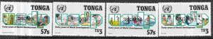 Tonga #760-763  UN Development Program (MNH) specimen CV$20.00