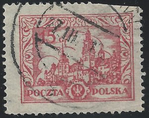 Poland #232 15g Wawel Castle at Carcow - Used