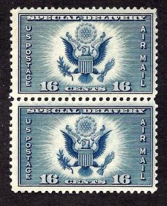 #CE1 Mint,OG,NH... Pair... SCV $1.80