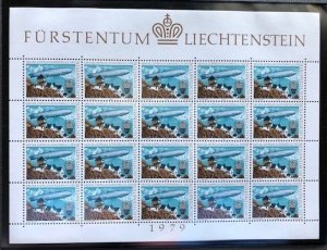 Liechtenstein 664 MNH, Sheet of 20 Stamps