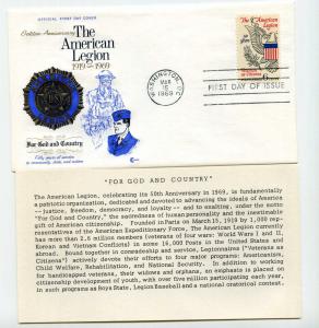 1369 American Legion Cover Craft Cachets, CCC, FDC