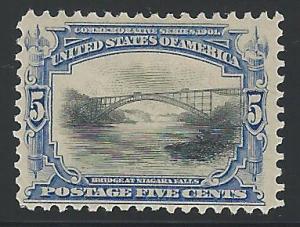 Scott 297, Original Gum, 1901 Pan American Issue