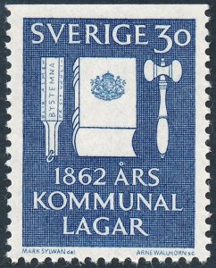 Sweden 1962 30ore Centenary of Municipal Laws SG454 MNH 1