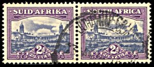 South Africa 56, used, Government Buildings,pair, 21.5x17.5 frame