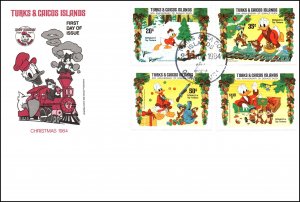 Grenada Grenadines 645-650 Disney's Set of Three U/A FDC