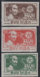 N. Viet Nam   MNH  Michel # 4B-6B