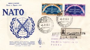 Atlantic Pact on FDC Venice coll. for Parma