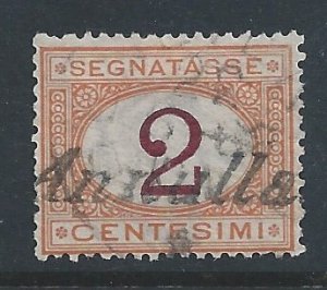 Italy #J4 Used 2c Postage Due