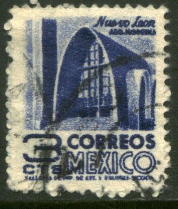 MEXICO 856 3cents 1950 Definitive wmk 279 Used (1)