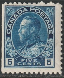 Canada 1914 Sc 111 MH* dark blue