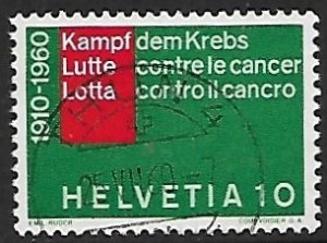 Switzerland  # 378 - Fight against Cancer - used....{KlBl29}