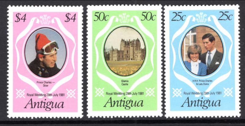 Antigua 623-635 Royal Wedding MNH VF