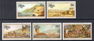 Niue MNH 214-8 Discovery Of Hawaii Bi-centennial 1978