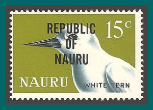Nauru 1968 Independence, White Tern, 15c MNH #80,SG88