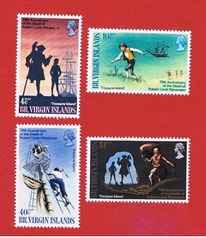 Virgin Islands #198-201   MNH OG  Treasure Island   Free S/H 