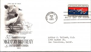 FDC 1966 SC #1306 Artcraft Cachet - Pittsburgh PA - Single - F77265