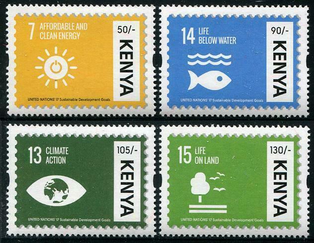 HERRICKSTAMP NEW ISSUES KENYA U.N. Sustainable Development