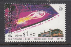 Hong Kong 1993 Sc 680 Science & Technology $1.8 MNH