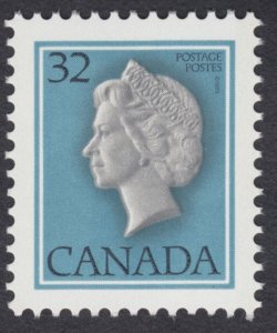 Canada - #792i Queen Elizabeth II, Harrison Paper - MNH