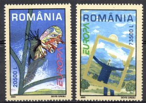 Romania Sc# 4585-4586 MNH 2003 Europa