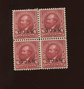 Guam 6 Overprint Mint Block of 4  Stamps (By 1805)