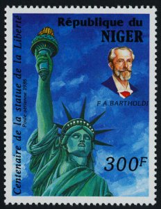 Niger C372 MNH Statue of Liberty, Bartholdi 