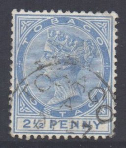 Tobago Scott 18 - SG16, 1882 Victoria 2.1/2d used