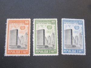 Haiti 1960 Sc 469,c168-9 set MNH