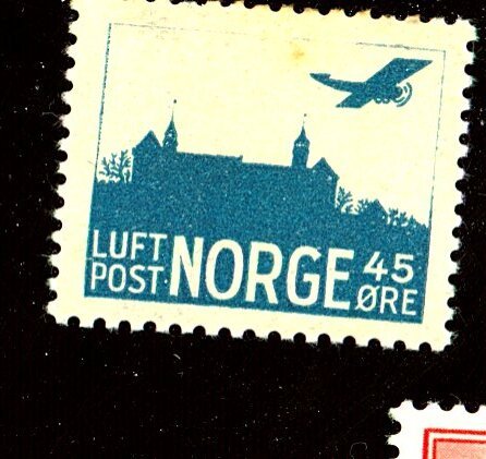 NORWAY #C1A MINT VF OG HR Cat $25